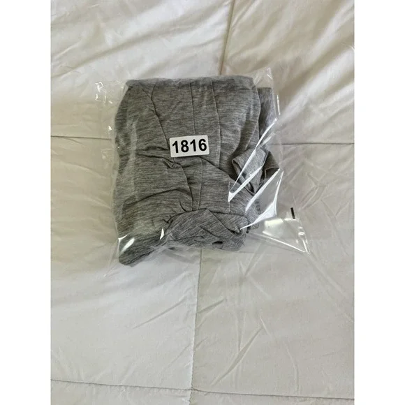 Vuori All Day Jumpsuit Short Sleeve Jumpsuit In Grey Size Large Short Sleeve - Picture 7 of 7